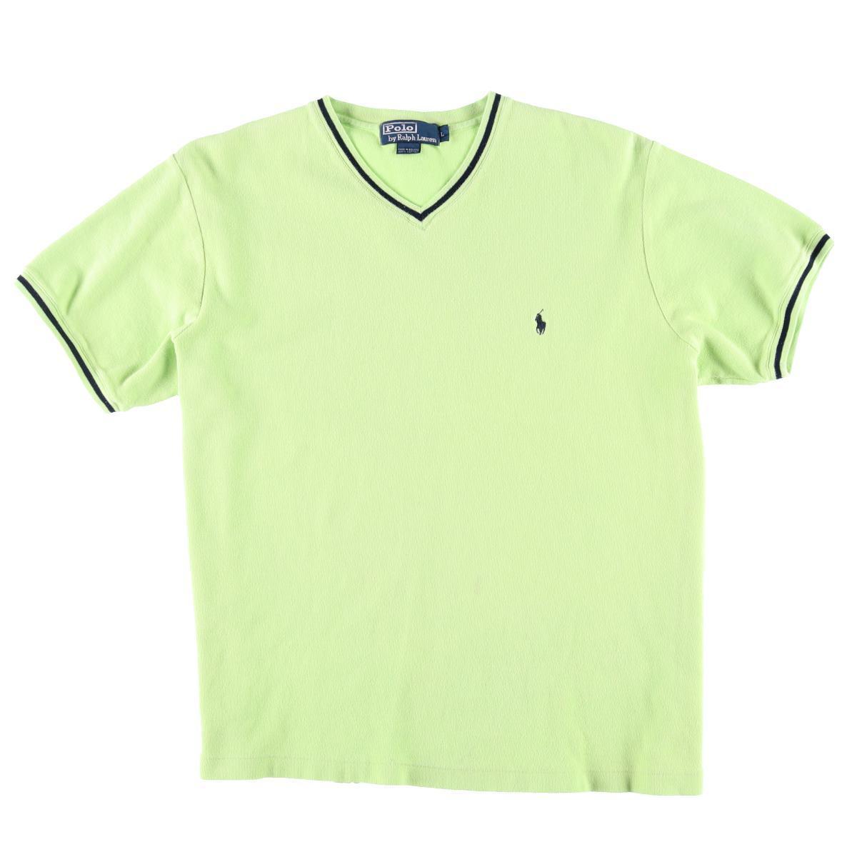 ラルフローレン Ralph Lauren POLO by Ralph Lauren Vネック ワンポイントロゴTシャツ メンズL /wbf3802 【中古】 【190527】【SS1909】【CS2001】【PD2001】【【SS2003】】