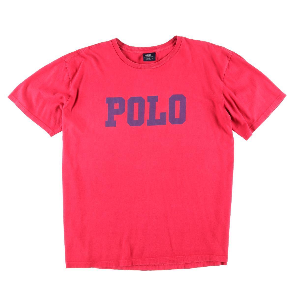 ラルフローレン Ralph Lauren POLO by Ralph Lauren デカロゴ ビッグロゴ ロゴプリントTシャツ メンズXL /wbf3850 【中古】 【190527】【SS1909】【CS2001】【PD2001】【【SS2003】】