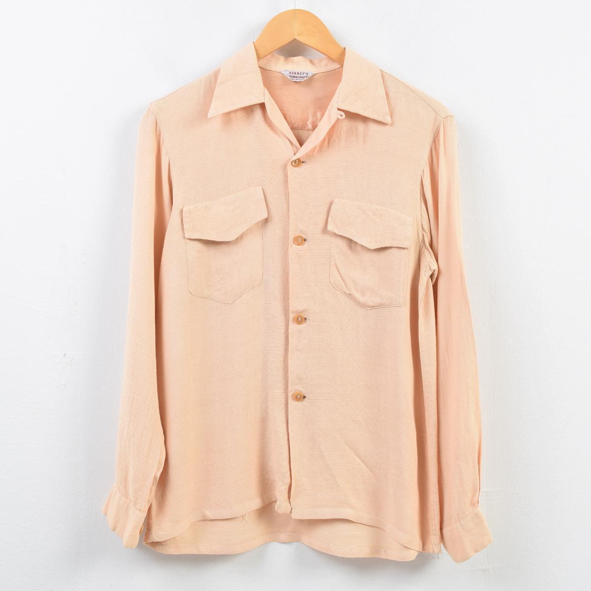日本買取 タウンクラフトのレーヨンシャツ 50s シャツ