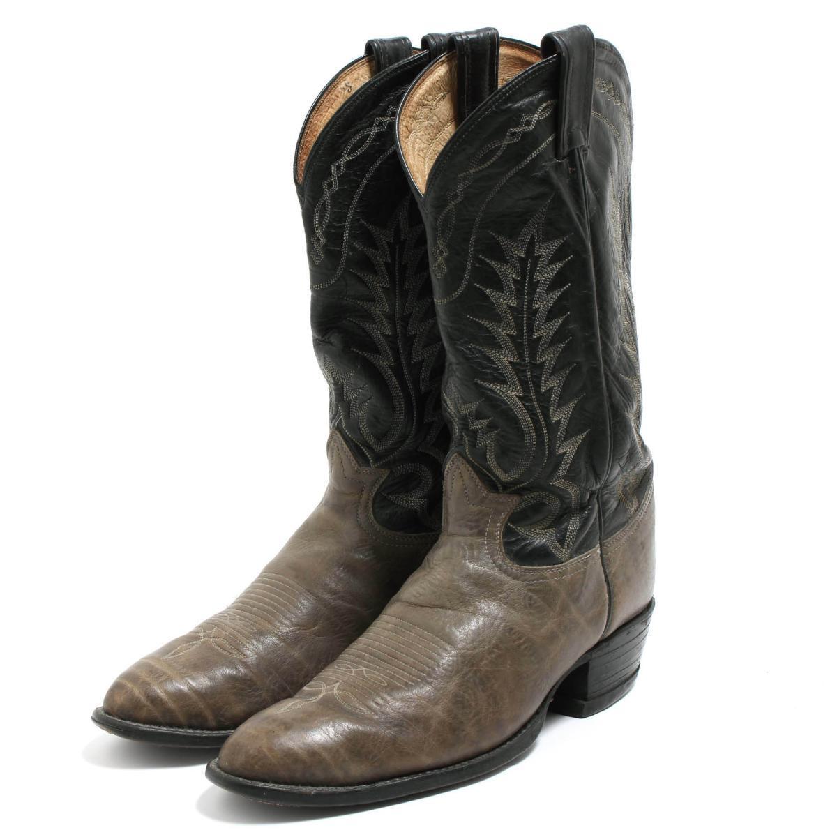 トニーラマ Tony Lama 黒タグ ウエスタンブーツ USA製 9.5D メンズ27.5cm /bop6813 【中古】 【190713】