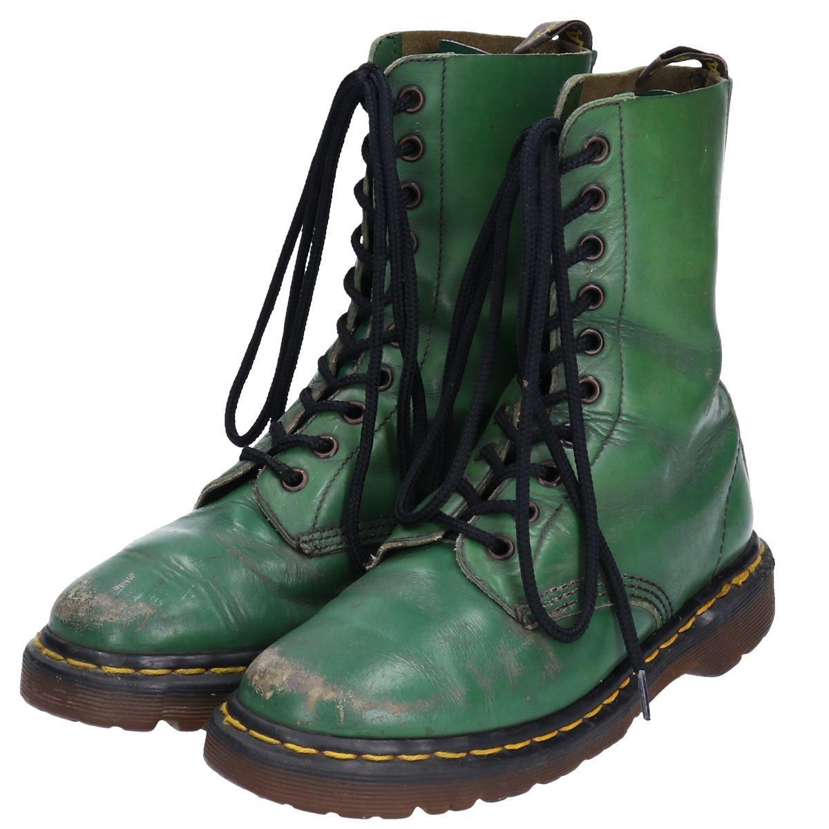 ドクターマーチン Dr Martens 10ホールブーツ 英国製 Uk4 レディース22 5cm Bop3224 1907 Pd03 2 レースアップブーツ 古着屋jam ジャム ドクターマーチン Dr Martens 10ホールブーツ 英国製 Uk4 レディース22 5cm Bop3224 1907 Pd03 2 レースアップブーツ 古着屋jam ジャム