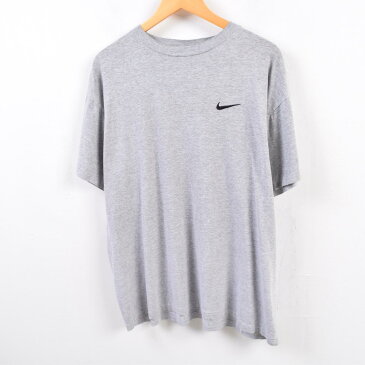 90年代 ナイキ NIKE ワンポイントロゴTシャツ USA製 メンズXL /wbg2850 【中古】 【190720】【SS1909】