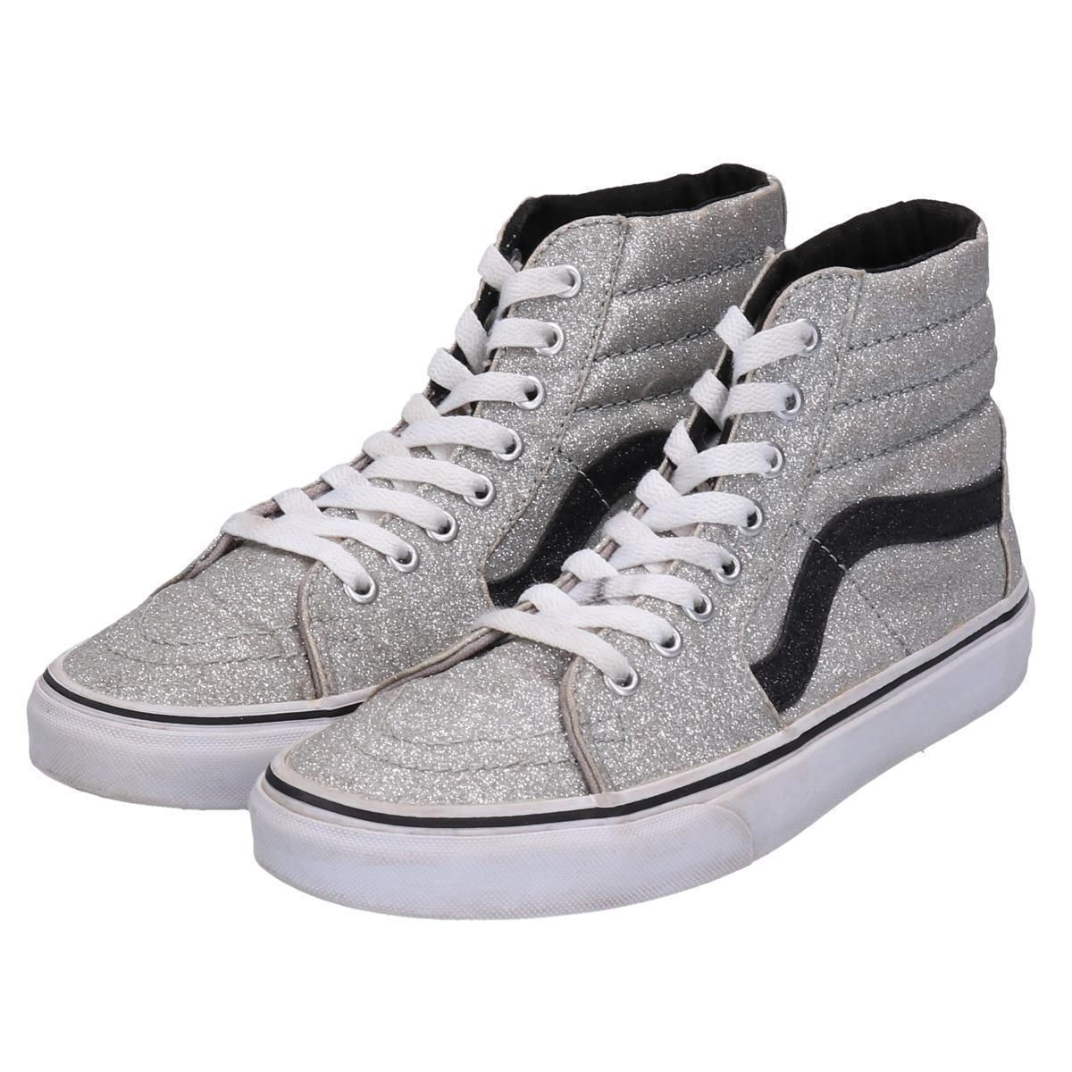 バンズ VANS SK8-HI ハイトップ ラメ加工 ハイカットスニーカー US6.5 レディース24.5cm /bop3277 【中古】 【190721】