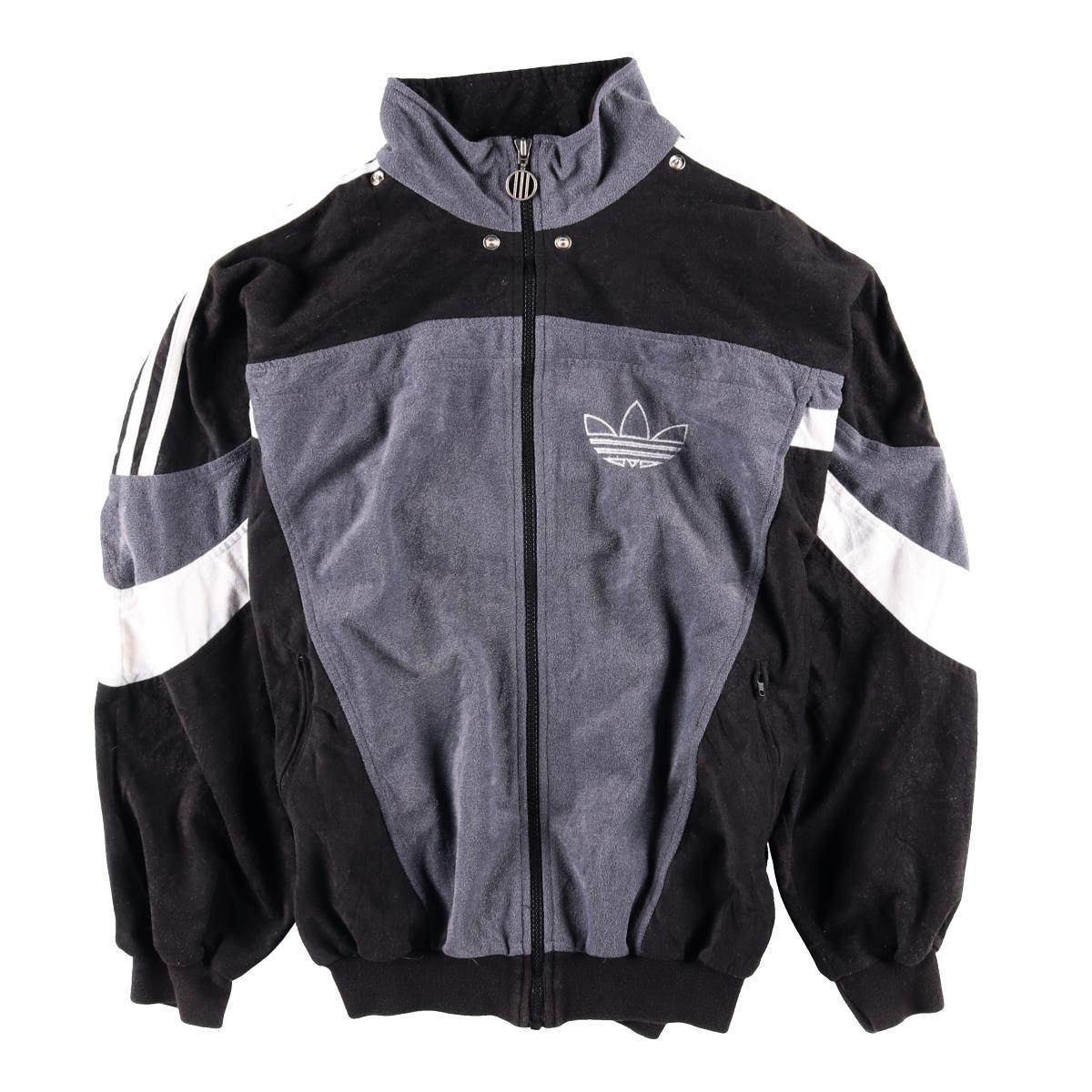 80 90年代 アディダス Adidas デカロゴ ビッグロゴ ベロアジャージ メンズl ヴィンテージ Wbg7907 ジャージ トラックジャケット 古着屋jam ジャム 80 90年代 アディダス Adidas デカロゴ ビッグロゴ ベロアジャージ メンズl ヴィンテージ Wbg7907 ジャージ トラックジャケット 古着屋jam ジャム