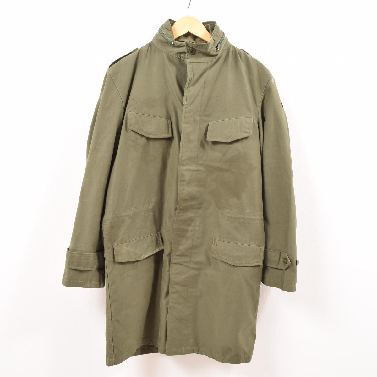 80年代 ベルギー軍実品 M ミリタリー フィールドコート メンズl ヴィンテージ Wbg34 中古 Ss07 Cs07 Ss2101 その他コート 古着屋jam ジャム