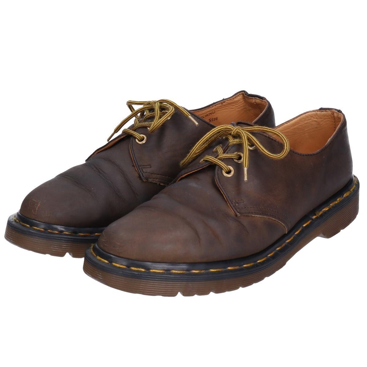 左右違い ドクターマーチン Dr Martens 3ホールシューズ 英国製 Uk7 メンズ25 5cm Bop2380 1904 Ws01 Cs01 Ss2103 2b10f レースアップブーツ 古着屋jam ジャム
