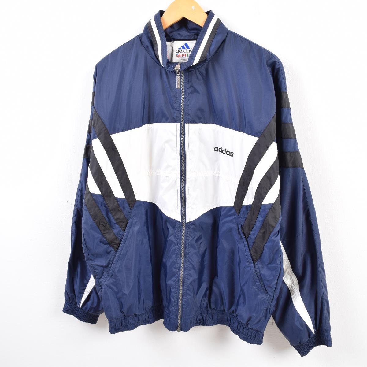 ネーム入り 90年代 アディダス adidas ウインドブレーカー メンズM /wbg4625 【190803】【PD190829,1】