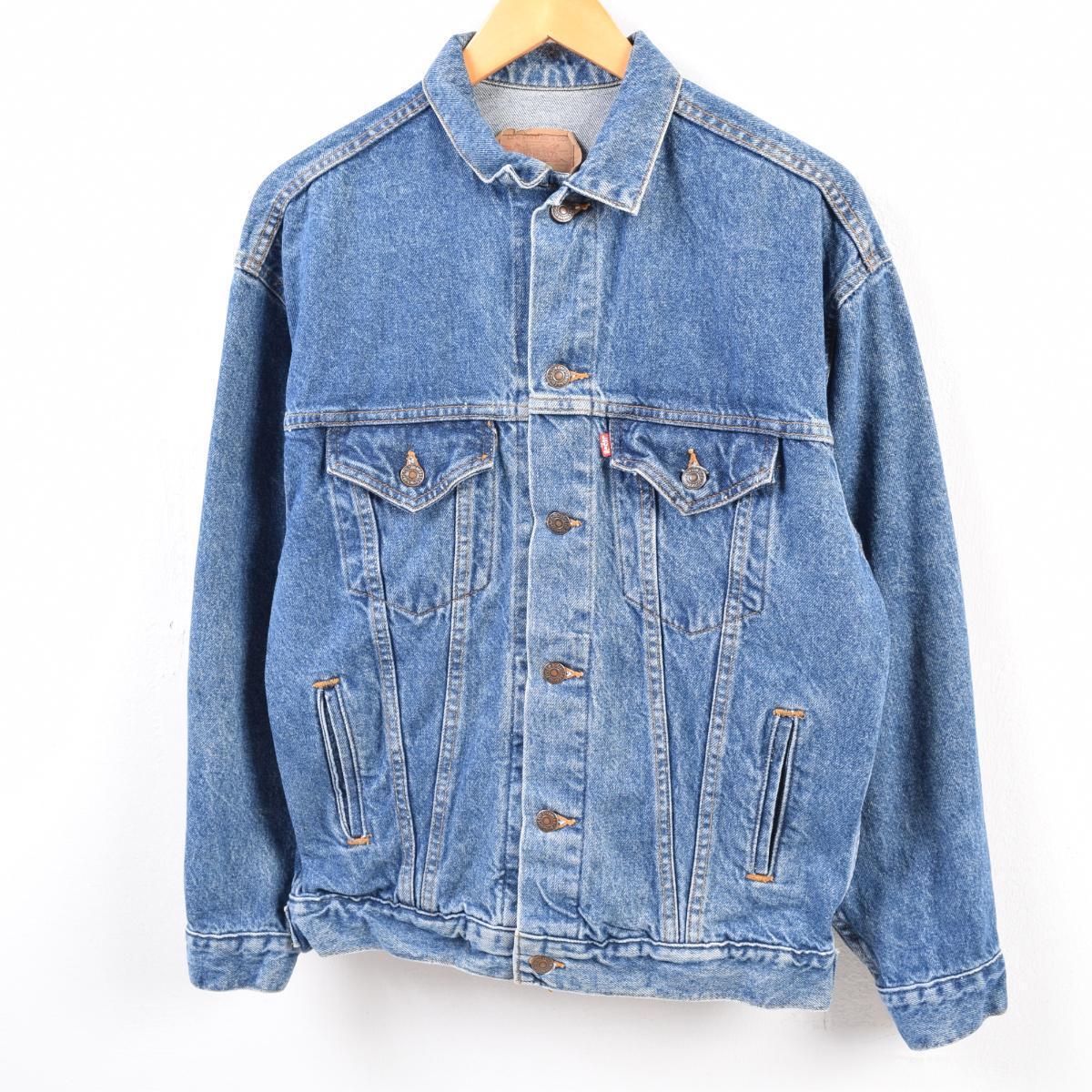 80年代 リーバイス Levi's 57508 0218 デニムジャケット Gジャン USA製 メンズL ヴィンテージ /wbg4817 【中古】 【190803】【JS2010】【SS2101】【CS2101】