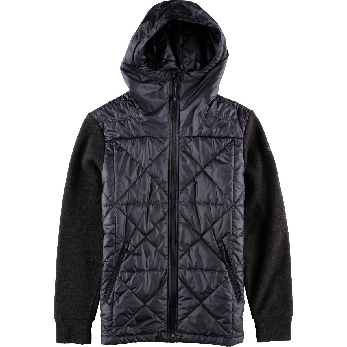 ザノースフェイス THE NORTH FACE 袖ニットフリース切替 フーデッド キルティングジャケット メンズS /wbg7420 【中古】 【190805】