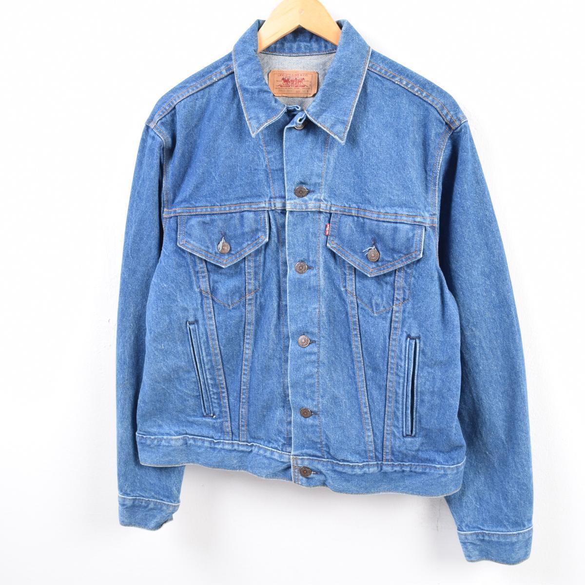 ネーム入り 80年代 リーバイス Levi's 70506-0214 デニムジャケット Gジャン USA製 メンズS ヴィンテージ /wbg4393 【中古】 【190805】【JS2010】【SS2101】【CS2101】【SS2103】