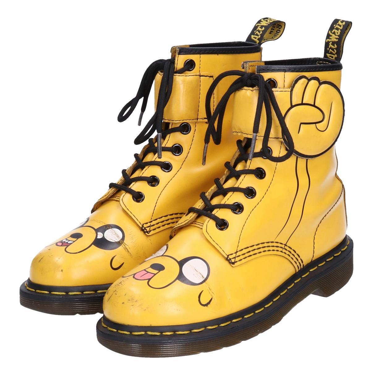 ドクターマーチン Dr Martens Cartoon Network カートゥーンネットワーク コラボ Jake Boot アドベンチャータイム 8ホールブーツ Uk4 レディース22 5cm Bop60 レースアップブーツ 古着屋jam ジャム