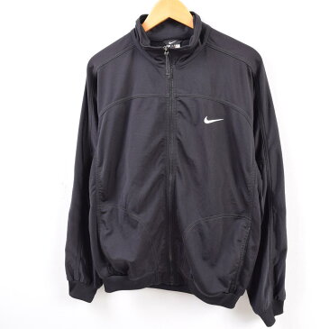 90年代 ナイキ NIKE デカロゴ ビッグロゴ ジャージ トラックジャケット メンズL ヴィンテージ /wbf8326 【中古】 【190819】【PD190926-1】【CS2003】【【SS2006】】