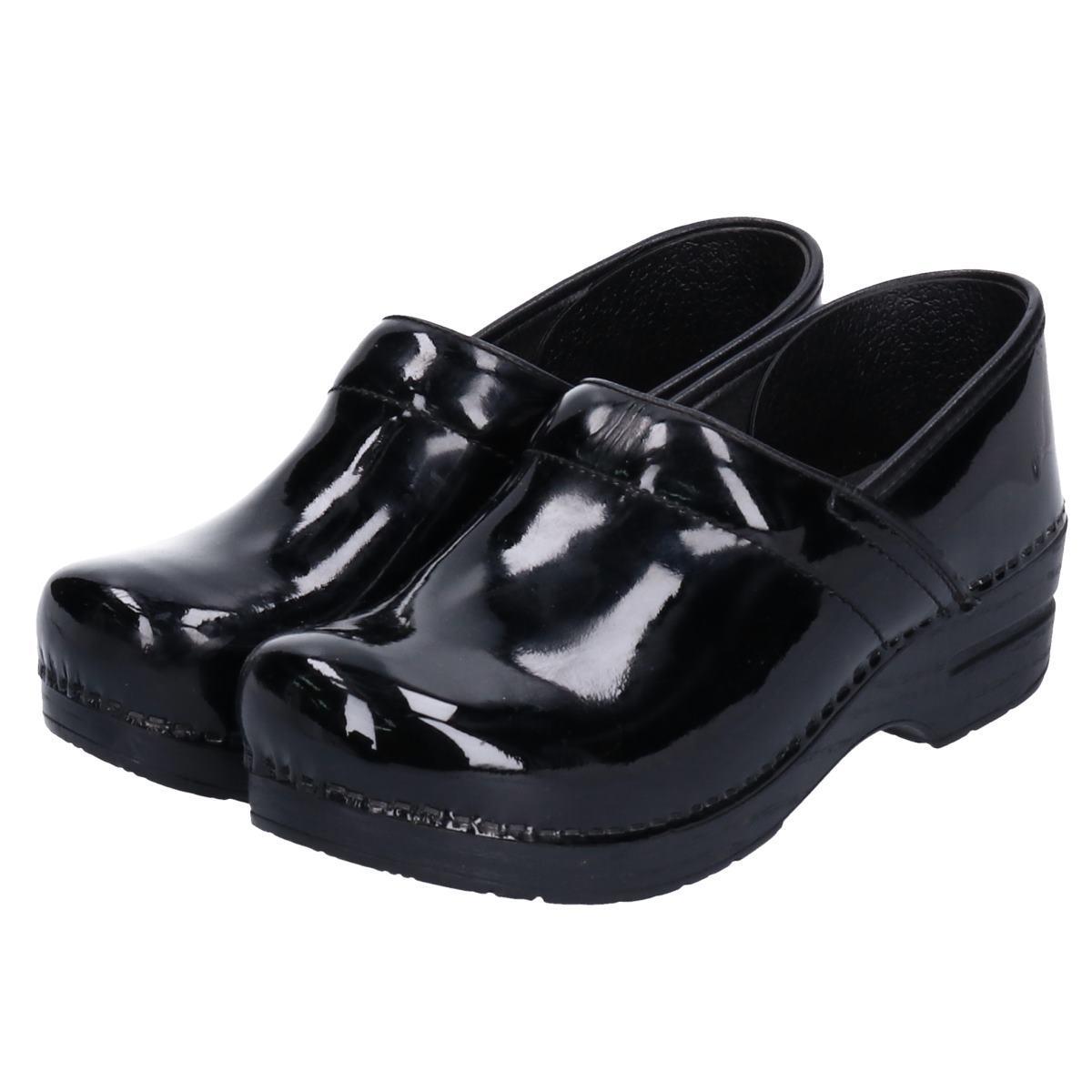 ダンスコ dansko パテントレザー プロフェッショナル サボサンダル 40 レディース25.0cm /bop5988 【中古】 【190815】