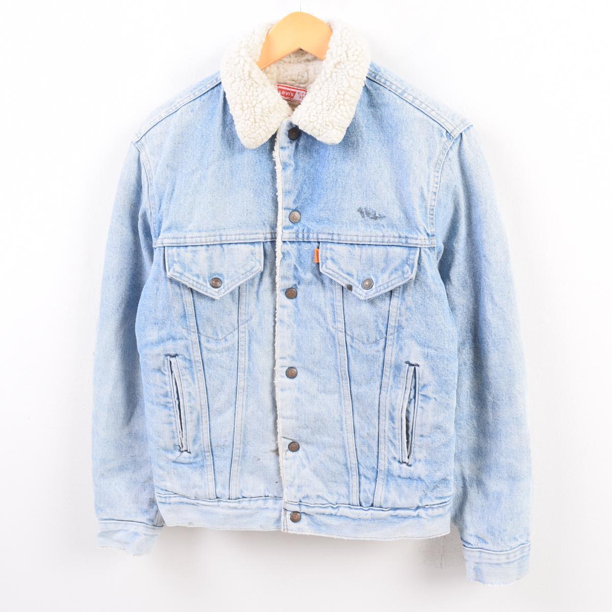 70年代 リーバイス Levi S デニムボアジャケット メンズm ヴィンテージ Wbh1432 Pd1910 Cs03 Ss07 Cs07 Ss09 Js10 Ss2101 Cs2101 デニムジャケット 古着屋jam ジャム