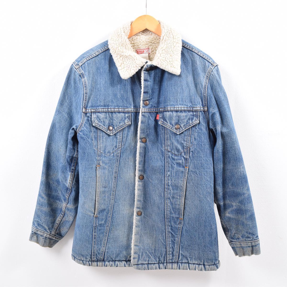 70~80年代 リーバイス Levi's 71605-0217 ランチコート デニムボアジャケット USA製 38 メンズM ヴィンテージ /wbh3957 【190831】【VTG】 70~80年代 リーバイス Levi's 71605-0217 ランチコート デニムボアジャケット USA製 38 メンズM ヴィンテージ /wbh3957 【190831】【VTG】