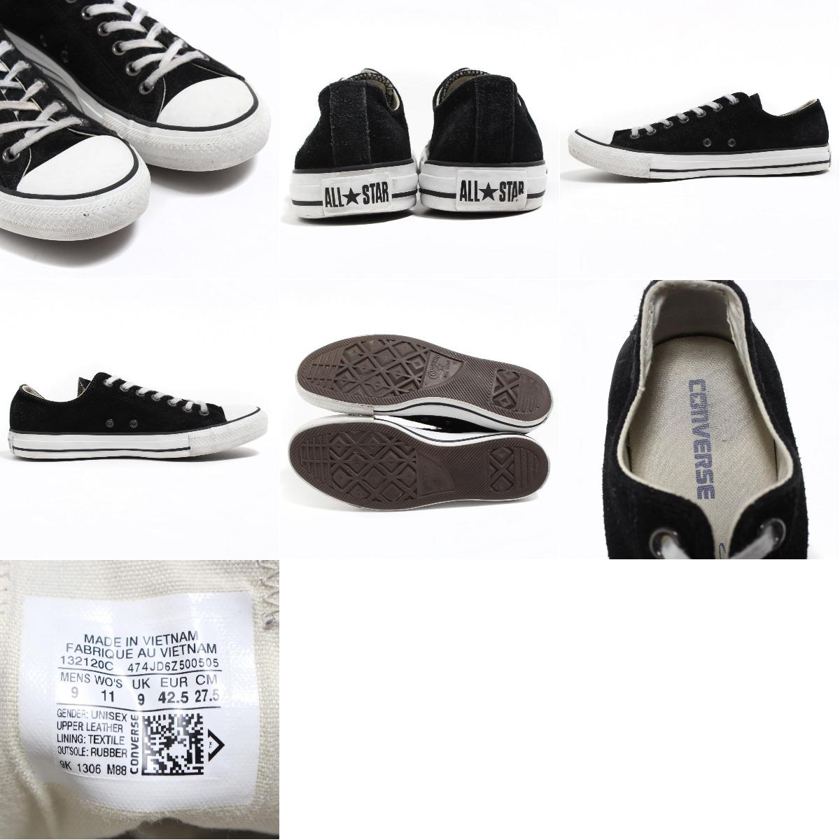 コンバース CONVERSE ALL STAR OX オールスター スエードスニーカー US9 メンズ27.5cm /boq3694 【中古】 【191006】