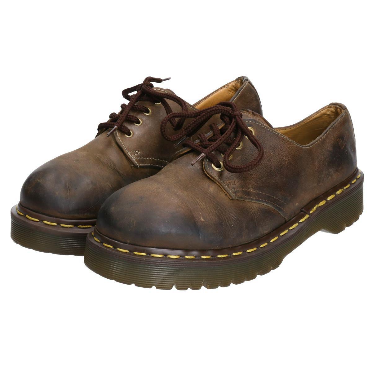 左右違い ドクターマーチン Dr Martens 4ホールシューズ 英国製 Uk6 レディース24 5cm Boq3169 Cs01 Ss2103 2b10f レースアップブーツ 古着屋jam ジャム