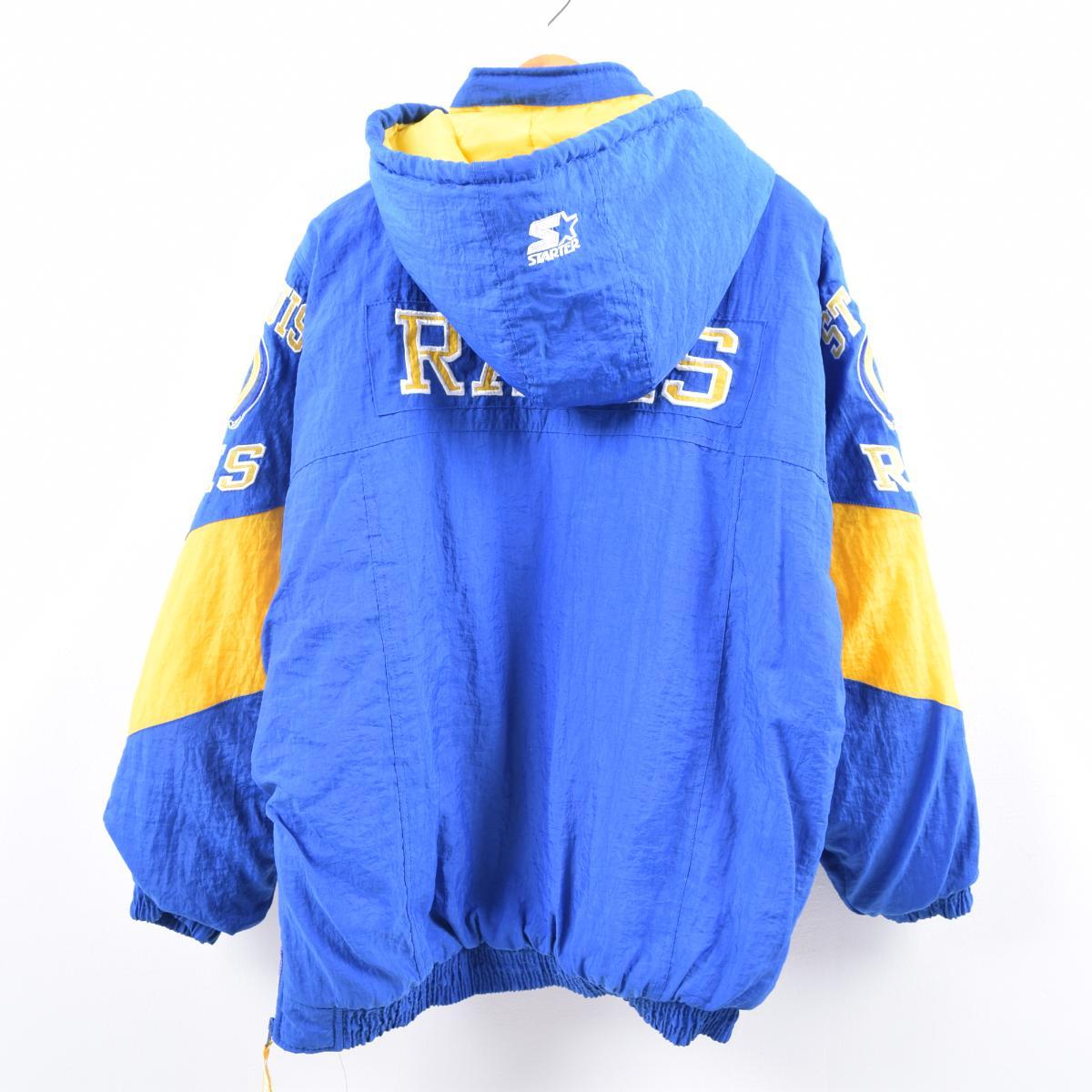 90年代 スターター Starter Nfl St Louis Rams セントルイスラムズ フード付き 中綿ジャケット メンズxl ヴィンテージ Wbi09 Pd Cs03 Ss09 Js10 Ss2101 Cs2101 ダウン 中綿ジャケット 古着屋jam ジャム 90年代 スターター Starter Nfl St Louis Rams セントルイスラムズ フード付き 中綿ジャケット メンズxl ヴィンテージ Wbi09 Pd Cs03 Ss09 Js10 Ss2101 Cs2101 ダウン 中綿ジャケット 古着屋jam ジャム