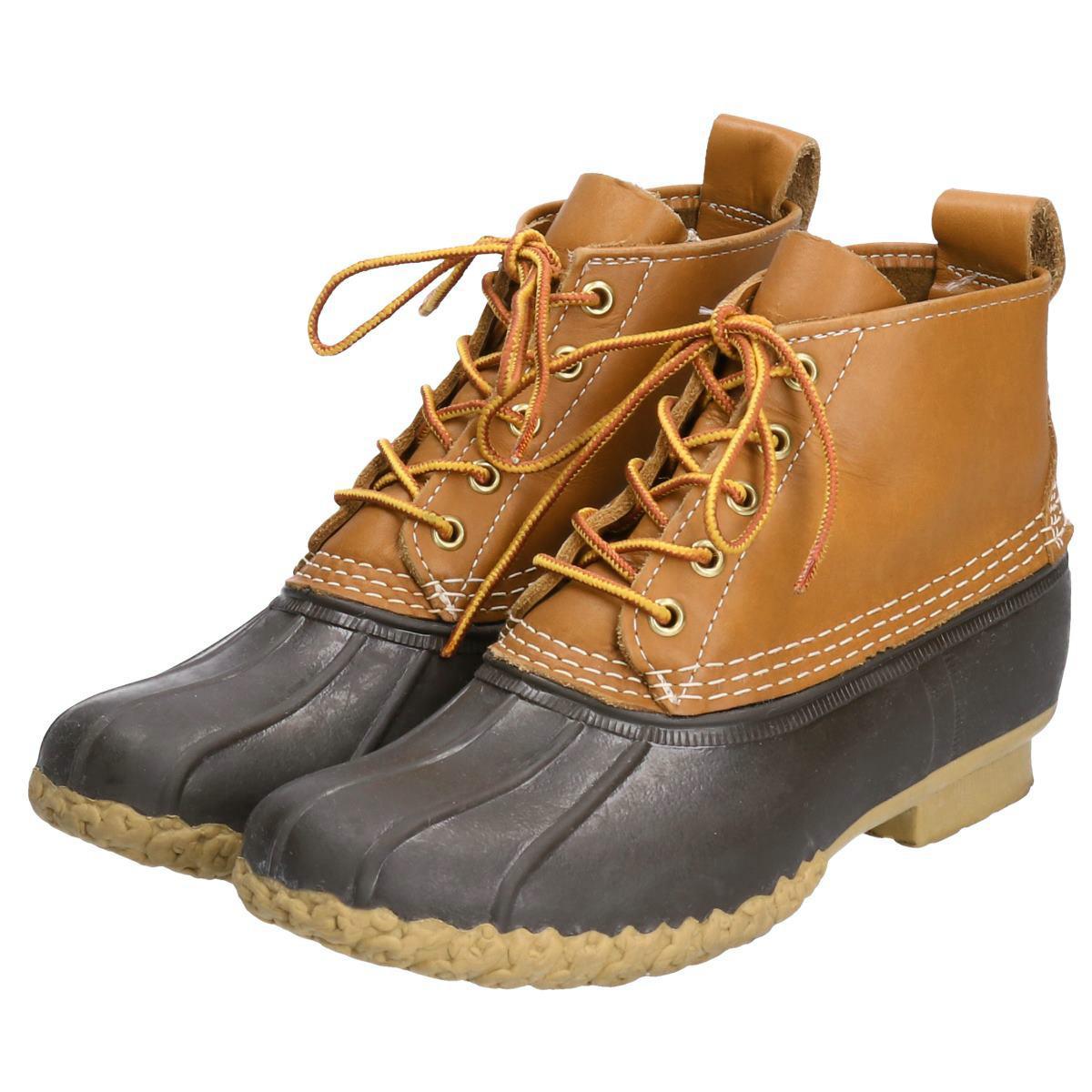 エルエルビーン L.L.Bean 5ホール ビーンブーツ ハンティングブーツ USA製 8M レディース25.0cm /boq2599 【中古】 【191021】