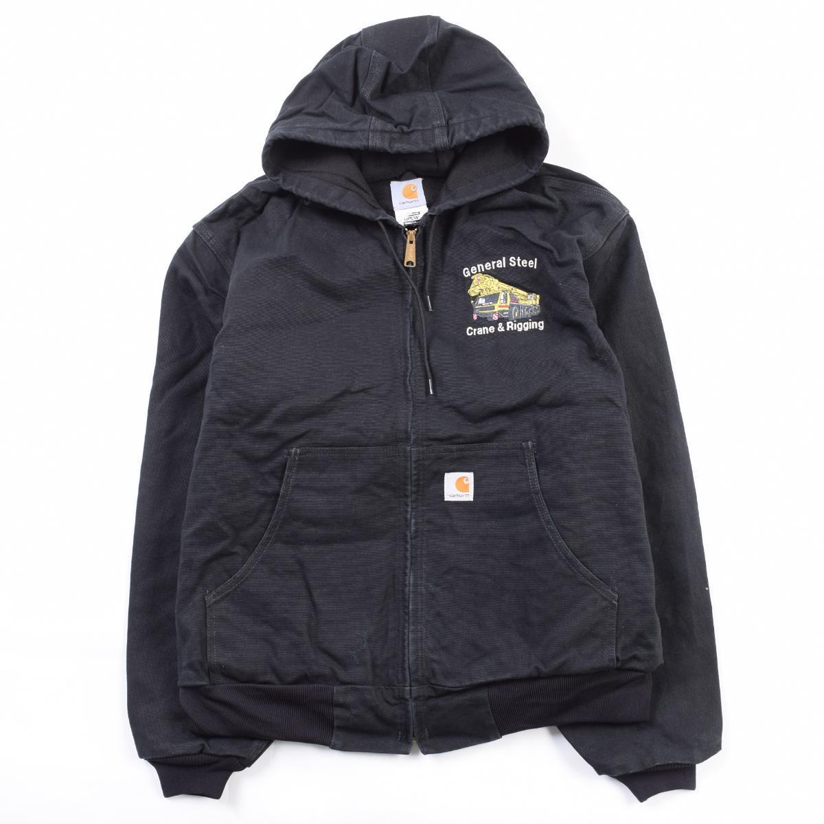 90年代 カーハート Carhartt アクティブジャケット ダック地フルジップパーカー USA製 メンズXL ヴィンテージ /wbk6698 【中古】 【191027】