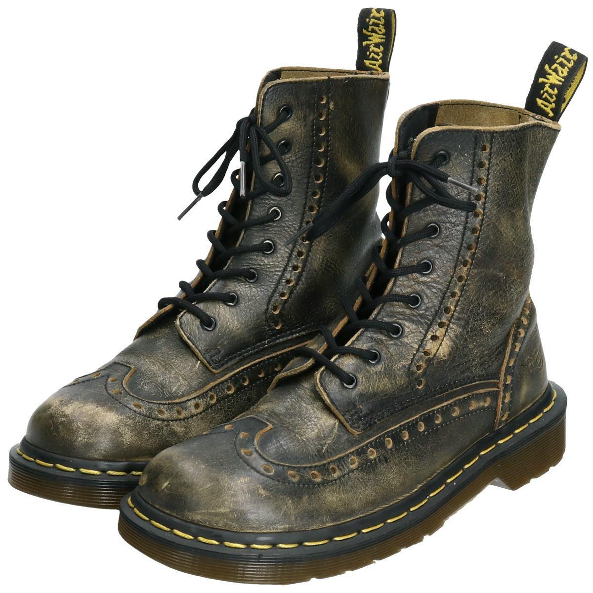 ドクターマーチン Dr Martens ウイングチップ 8ホールブーツ 英国製 Uk5 レディース23 5cm Boo9030 レースアップブーツ 古着屋jam ジャム ドクターマーチン Dr Martens ウイングチップ 8ホールブーツ 英国製 Uk5 レディース23 5cm Boo9030 レースアップブーツ 古着屋jam ジャム