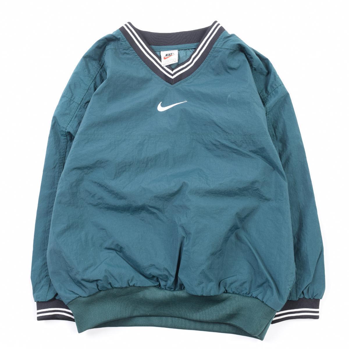 90年代 ナイキ Nike Vネック ナイロンプルオーバー メンズs Wbj3485 ナイロンジャケット ウインドブレーカー 古着屋jam ジャム