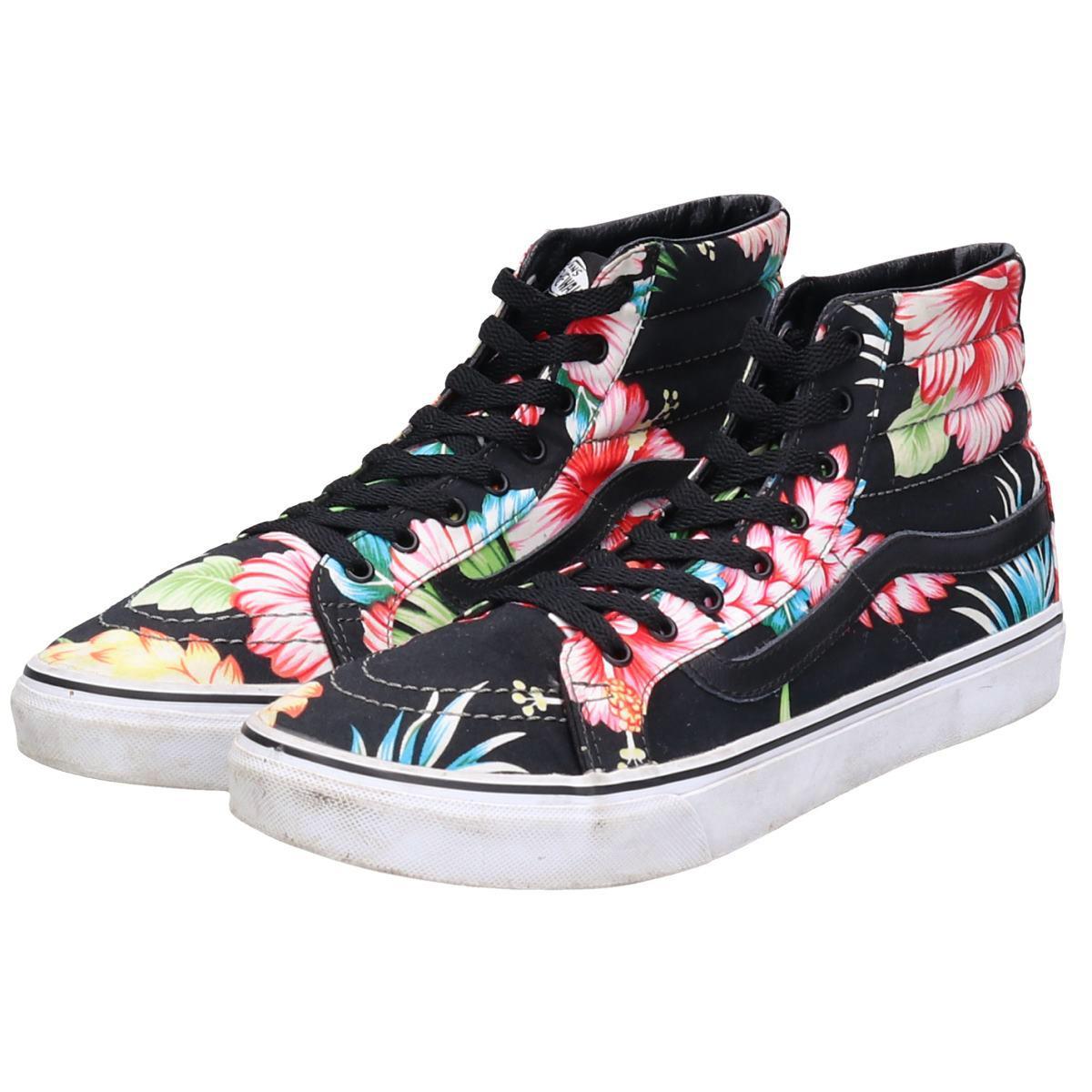 バンズ Vans Sk8 Hi ハイトップ 花柄 ハイカットスニーカー Us9 5