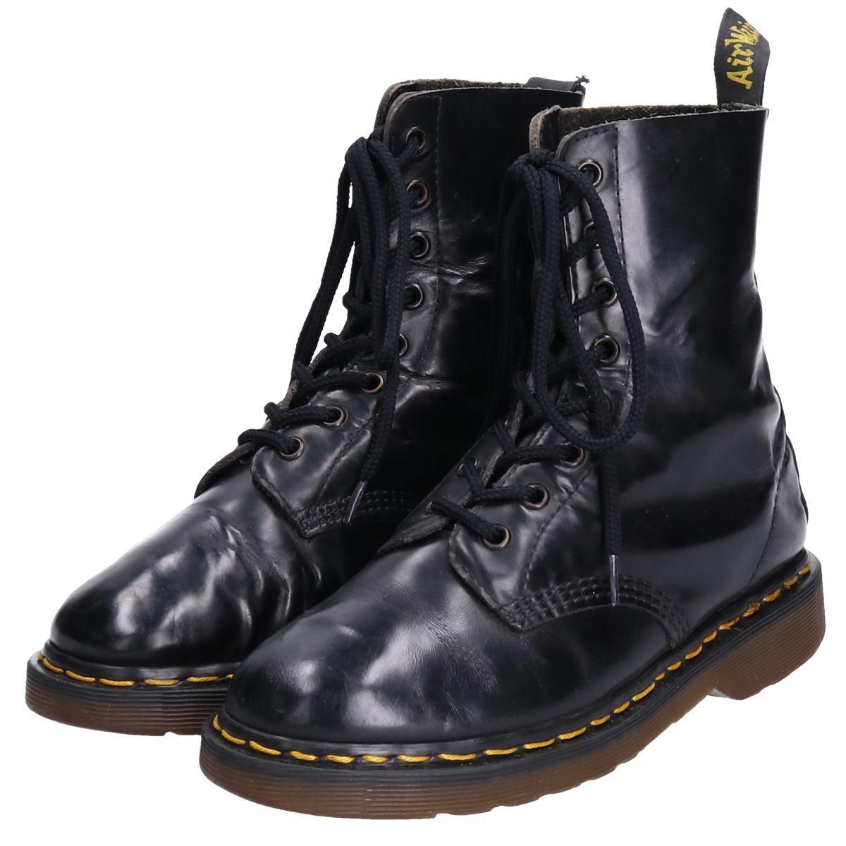 ドクターマーチン Dr Martens 8ホールブーツ 英国製 レディース24 0cm Boo レースアップブーツ 古着屋jam ジャム