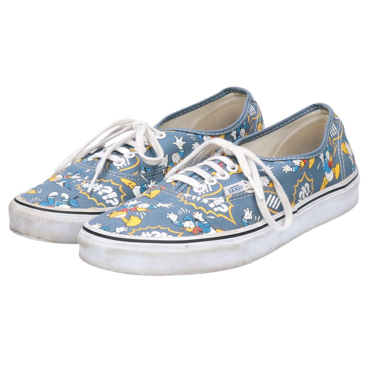 バンズ Vans Disney ディズニー コラボ ドナルドダック Authentic オーセンティック スニーカー Us9 5 メンズ27 5cm Boq7048 中古 1915 Cs03 Ss2101 Cs2101 Ss2103 スニーカー 古着屋jam ジャム