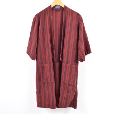 40〜50年代 ペンドルトン PENDLETON ヘリンボーン ストライプ柄 ウールガウン ルームローブ メンズM ヴィンテージ /wbj5354 【中古】 【191216】【PD202-2】【CS2003】【SS2007】【CS2007】【SS2009】【JS2010】【SS2101】【CS2101】