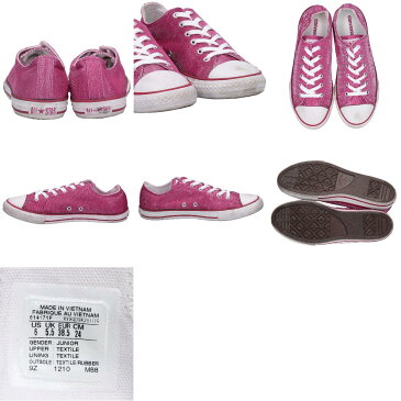 コンバース CONVERSE ALL STAR OX オールスター スニーカー US6 レディース24.0cm /boq7757 【中古】 【191223】【PD203-3】【【SS2006】】