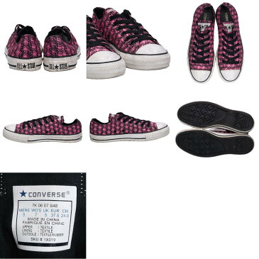 コンバース CONVERSE ALL STAR OX オールスター ドクロ柄 スカル柄 スニーカー US5 レディース24.0cm /boq7794 【中古】 【191223】