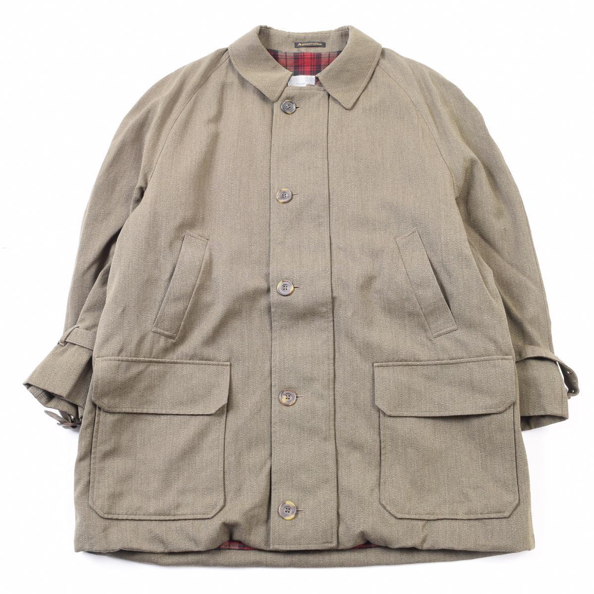70 80年代 アクアスキュータム Aquascutum ウールギャバジンハーフコート 英国製 メンズl ヴィンテージ Wca 中古 Pd2 2 Cs03 その他コート 古着屋jam ジャム