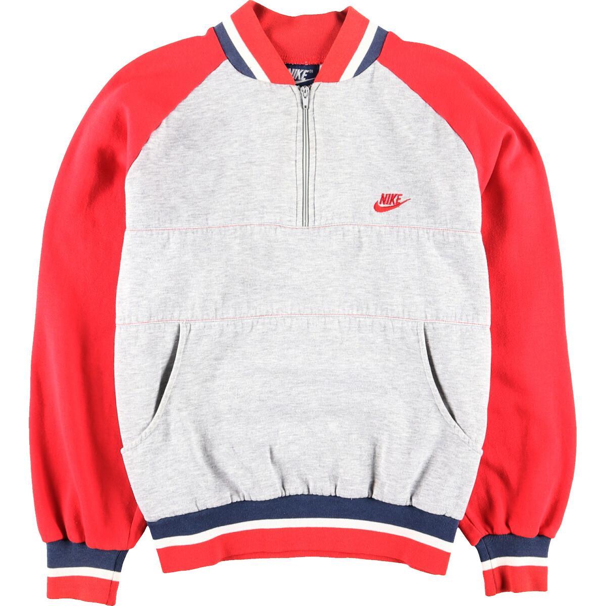 80年代 ナイキ Nike 紺タグ ハーフジップスウェットシャツ トレーナー メンズl ヴィンテージ Wca 0113 Pd3 3 トレーナー 古着屋jam ジャム