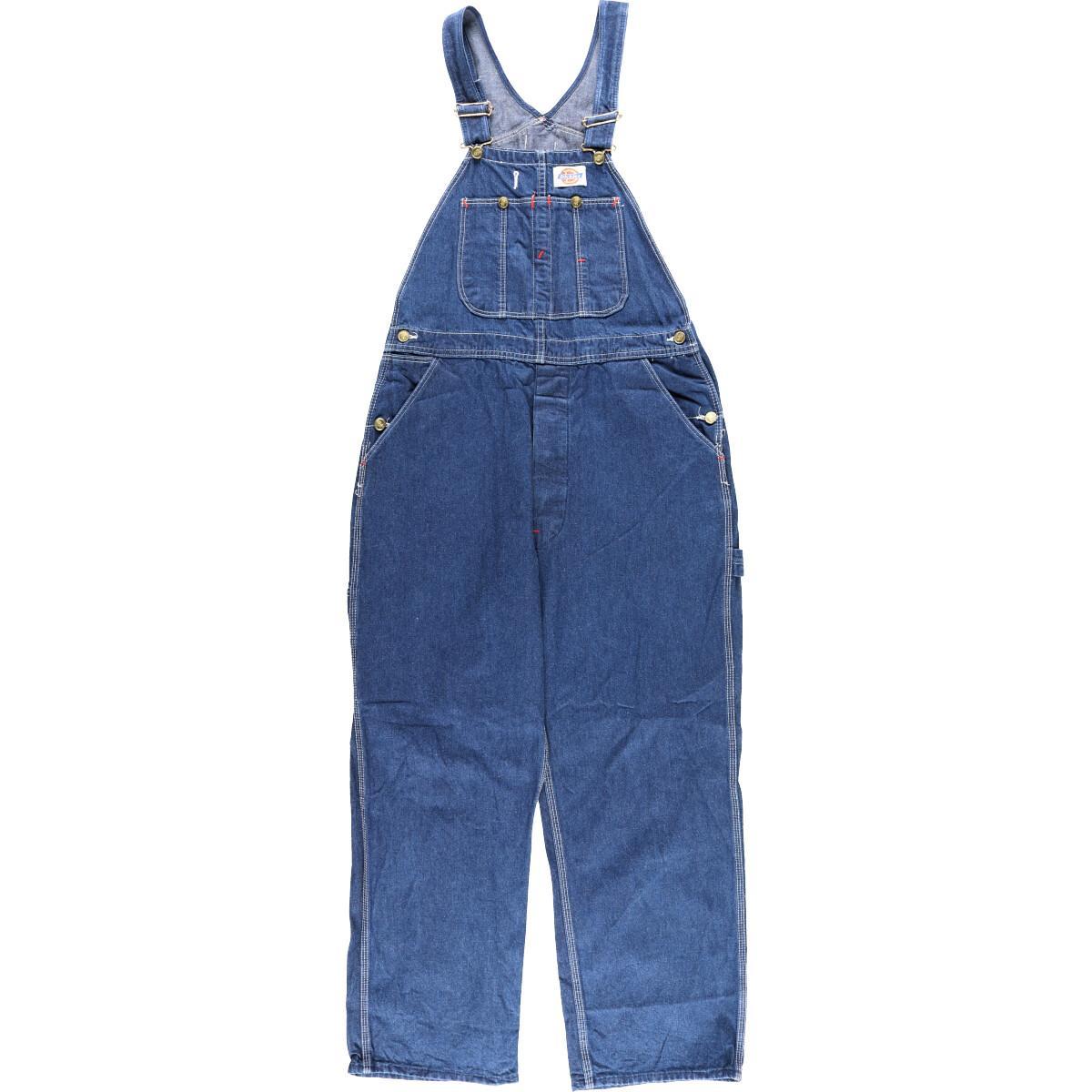ディッキーズ Dickies デニムオーバーオール メンズw35 Wbj4354