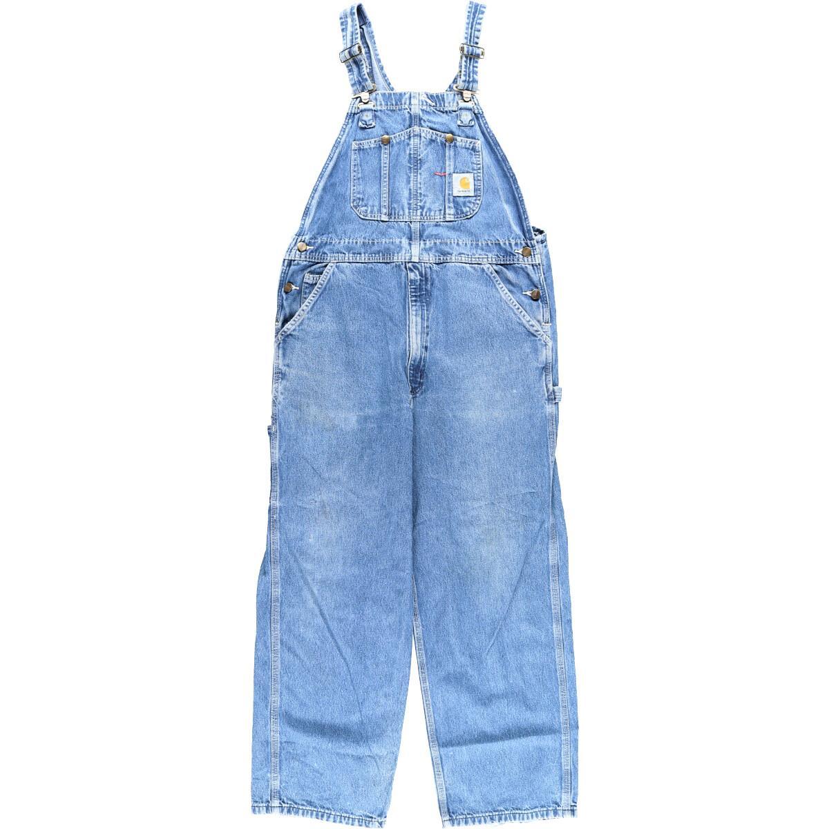カーハート Carhartt デニムオーバーオール メンズw36 /wbj4357 【中古】 【200116】