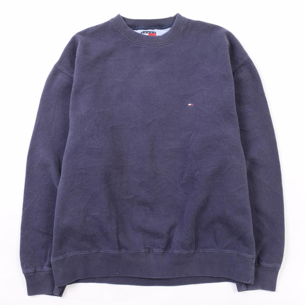 トミーヒルフィガー TOMMY HILFIGER ワンポイントロゴスウェット トレーナー メンズL /eaa001702 【中古】 【200123】