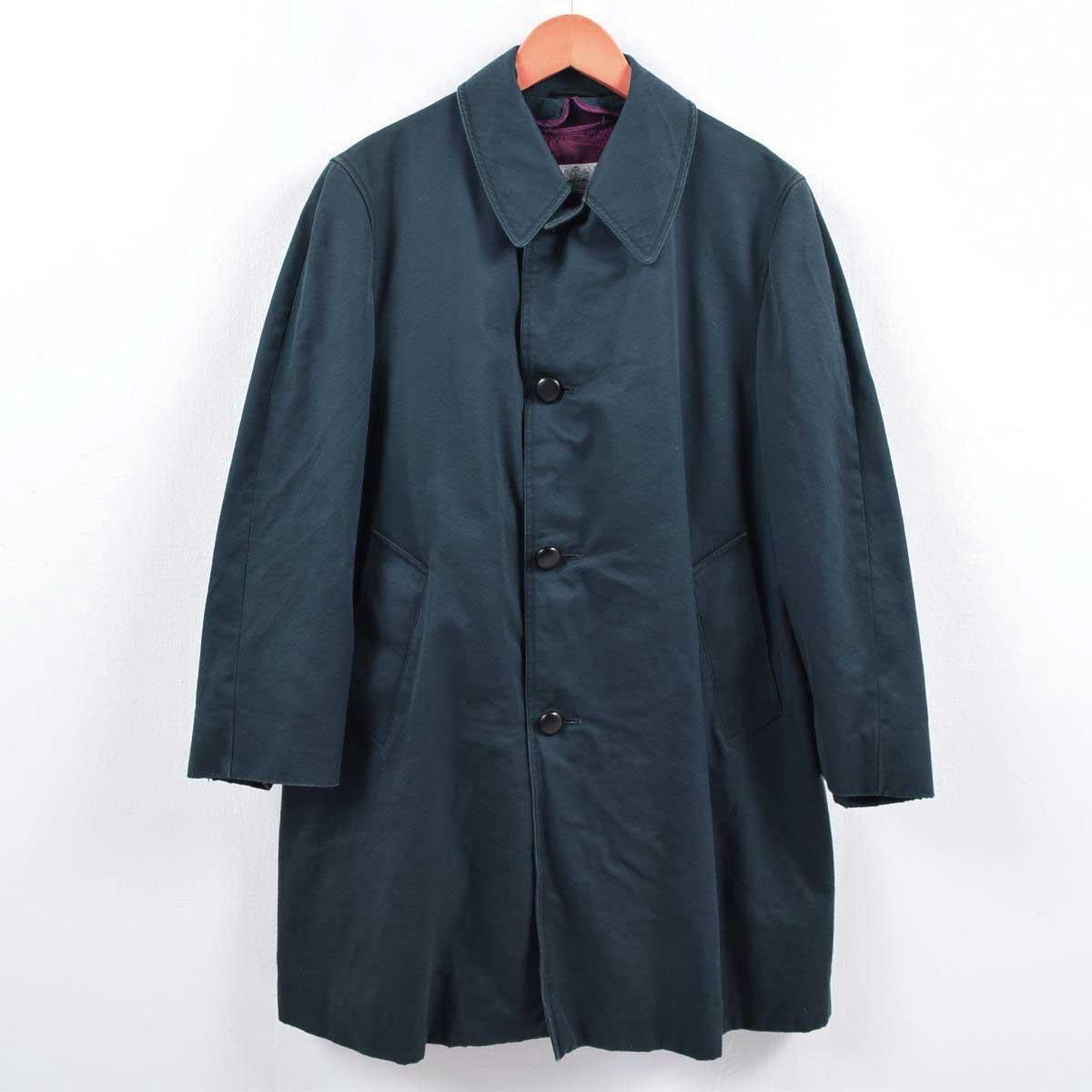 アクアスキュータム Aquascutum AQUA5 ステンカラーコート バルマカーンコート 英国製 38 SHORT メンズM /wbj6817 【中古】 【191129】【PD202-2】【CS2003】【SS2007】【CS2007】【SS2009】【JS2010】【SS2012】