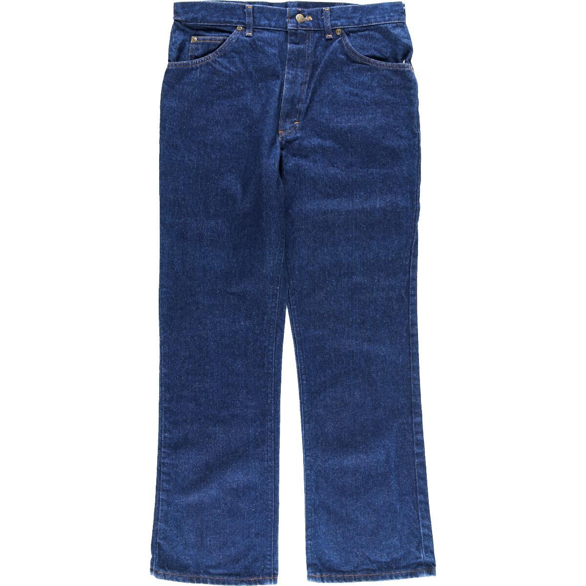 濃紺 80年代 リー Lee 2 03 ブーツカットジーンズ デニムパンツ Usa製 メンズw33 ヴィンテージ Wbj43 0131 フレア ブーツカットデニムパンツ 古着屋jam ジャム