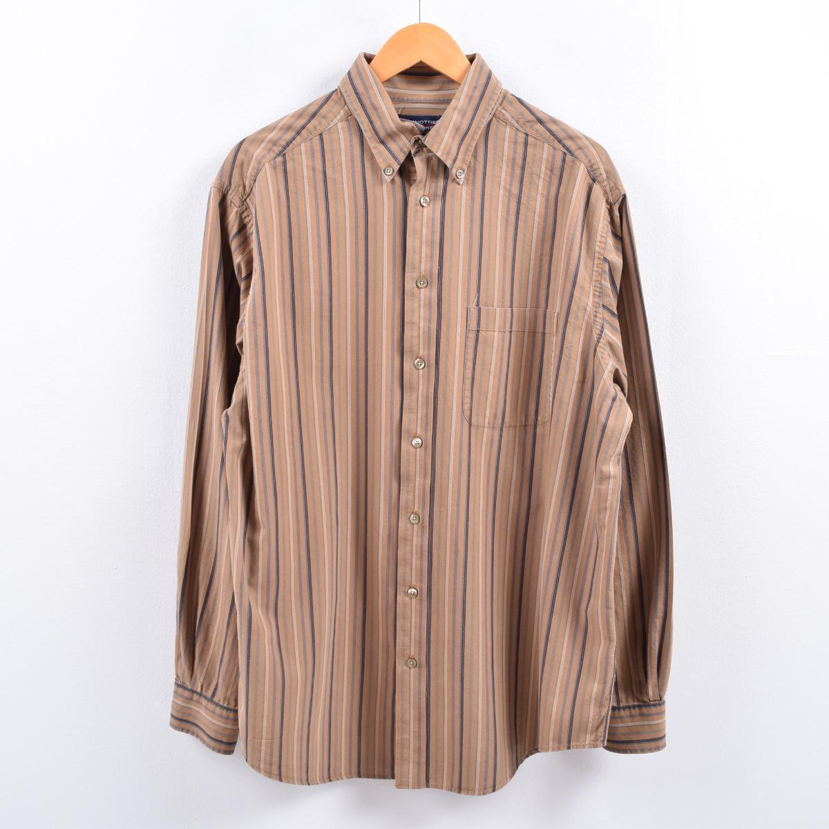 Roundtree Yorke 長袖 ボタンダウンストライプシャツ メンズl Eaa 01 Ss07 Cs07 Ss09 Js10 Ss12 Ss2103 2b10f Ss2106 ボタンダウンシャツ 古着屋jam ジャム Roundtree Yorke 長袖 ボタンダウンストライプシャツ メンズl Eaa 01 Ss07 Cs07 Ss09 Js10 Ss12 Ss2103 2b10f Ss2106 ボタンダウンシャツ 古着屋jam ジャム