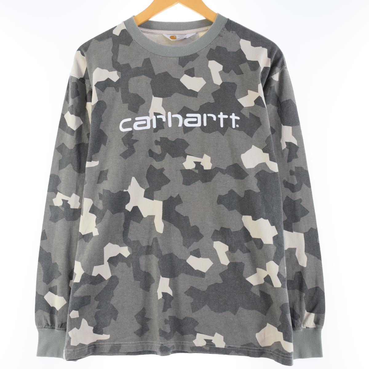 カーハート Carhartt 迷彩柄 ロングtシャツ ロンt メンズl Wbj4860 0214 Js10 Ss2103 長袖tシャツ 古着屋jam ジャム