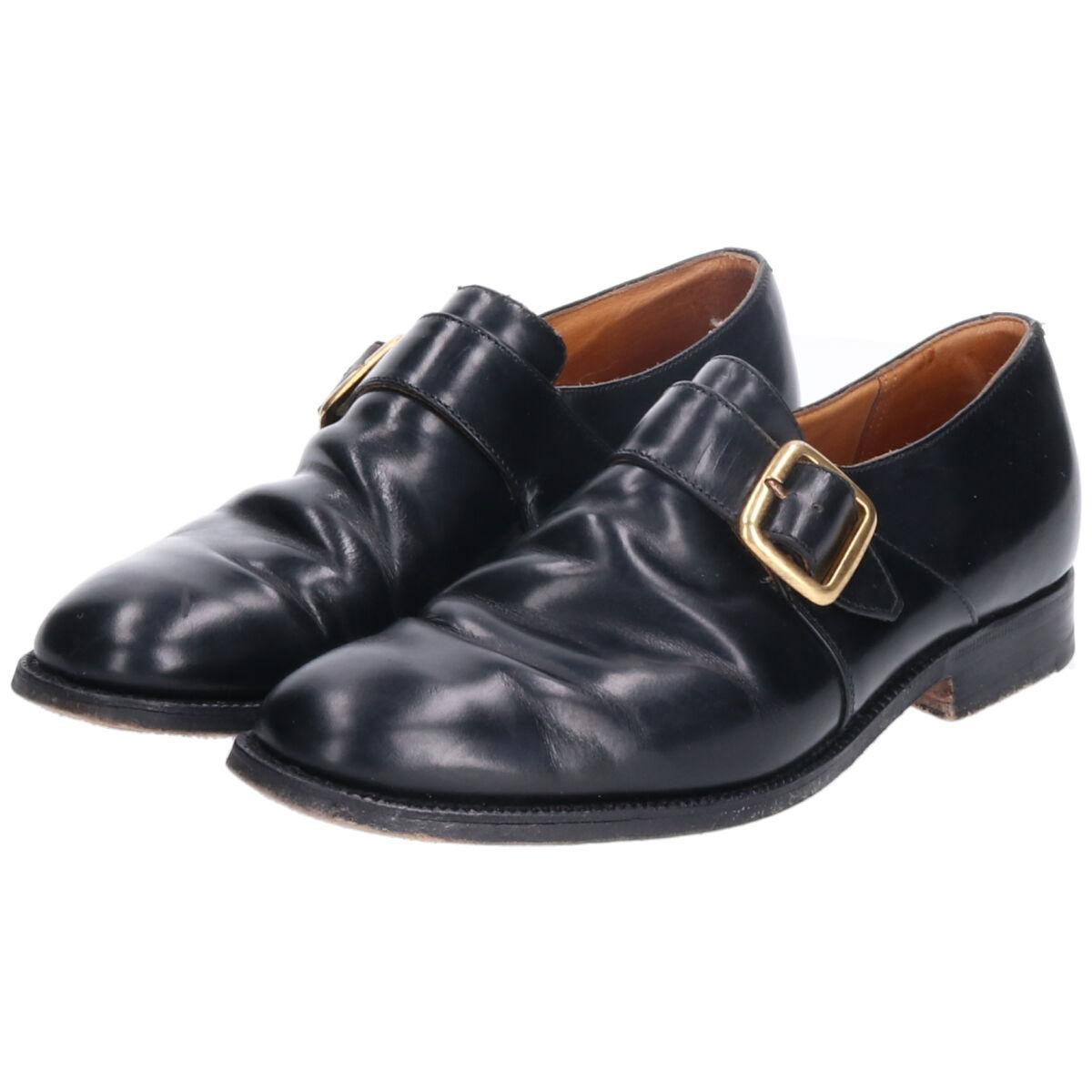 チャーチ CHURCH'S WESTBURY 旧チャーチ モンクストラップシューズ 英国製 60G メンズ25.0cm /bor0134 【中古】 【200209】【SS2006】