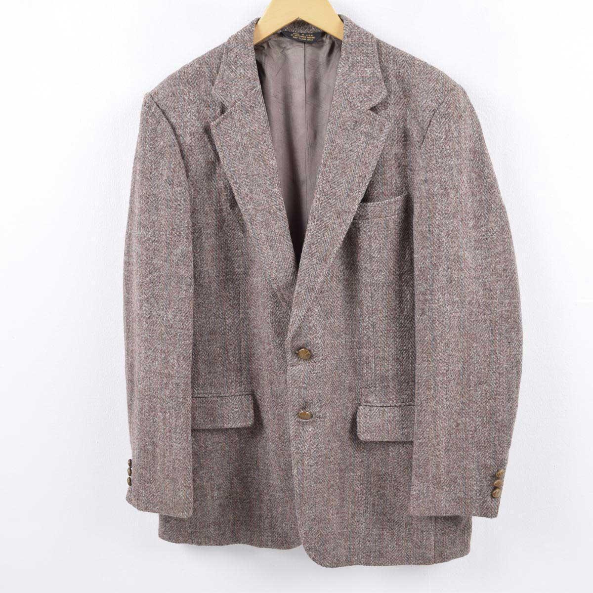 70 80年代 ハリスツイード Harris Tweed ウールテーラードジャケット Usa製 メンズm ヴィンテージ Wbk5408 中古 Ss07 Cs07 Js10 2b10f Ss2106 テーラードジャケット 古着屋jam ジャム 70 80年代 ハリスツイード Harris Tweed ウールテーラードジャケット Usa製 メンズm ヴィンテージ Wbk5408 中古 Ss07 Cs07 Js10 2b10f Ss2106 テーラードジャケット 古着屋jam ジャム