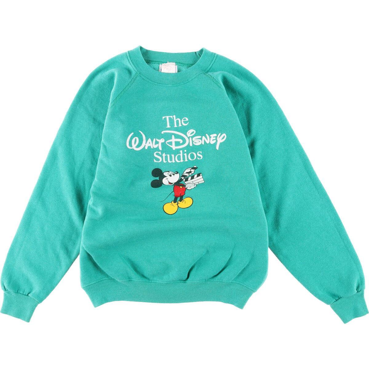 80年代 The Walt Disney Studio Store Mickey Mouse ミッキーマウス キャラクタースウェットシャツ トレーナー Usa製 レディースm ヴィンテージ Wbj1304 中古 0221 Ss07 Cs07 トレーナー 古着屋jam ジャム