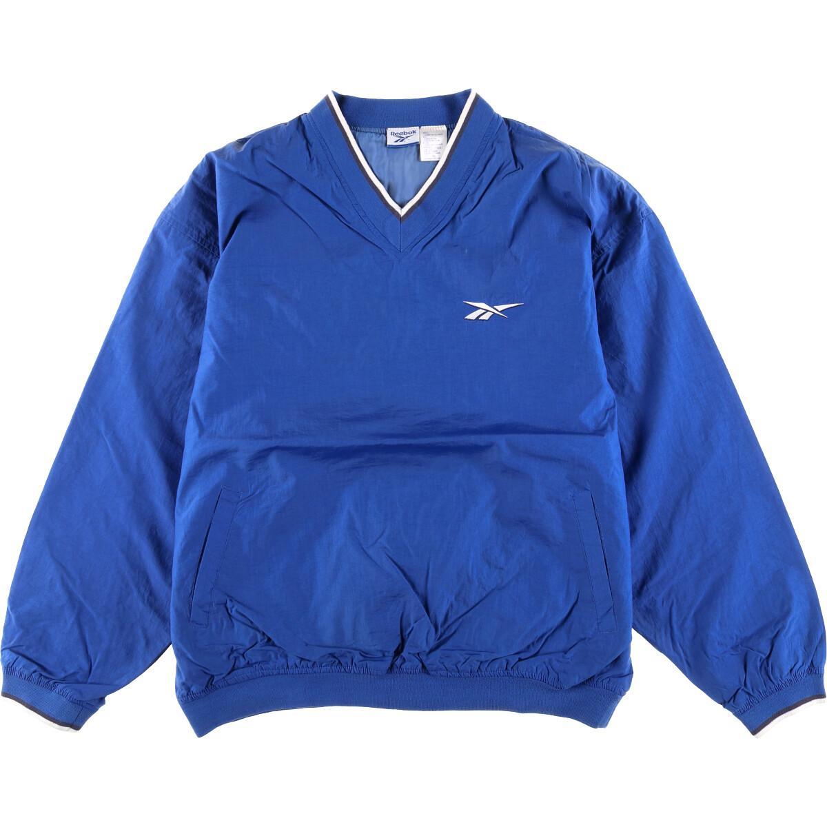 90年代 リーボック Reebok Vネック ナイロンプルオーバー メンズxxl Eaa 0224 ナイロンジャケット ウインドブレーカー 古着屋jam ジャム