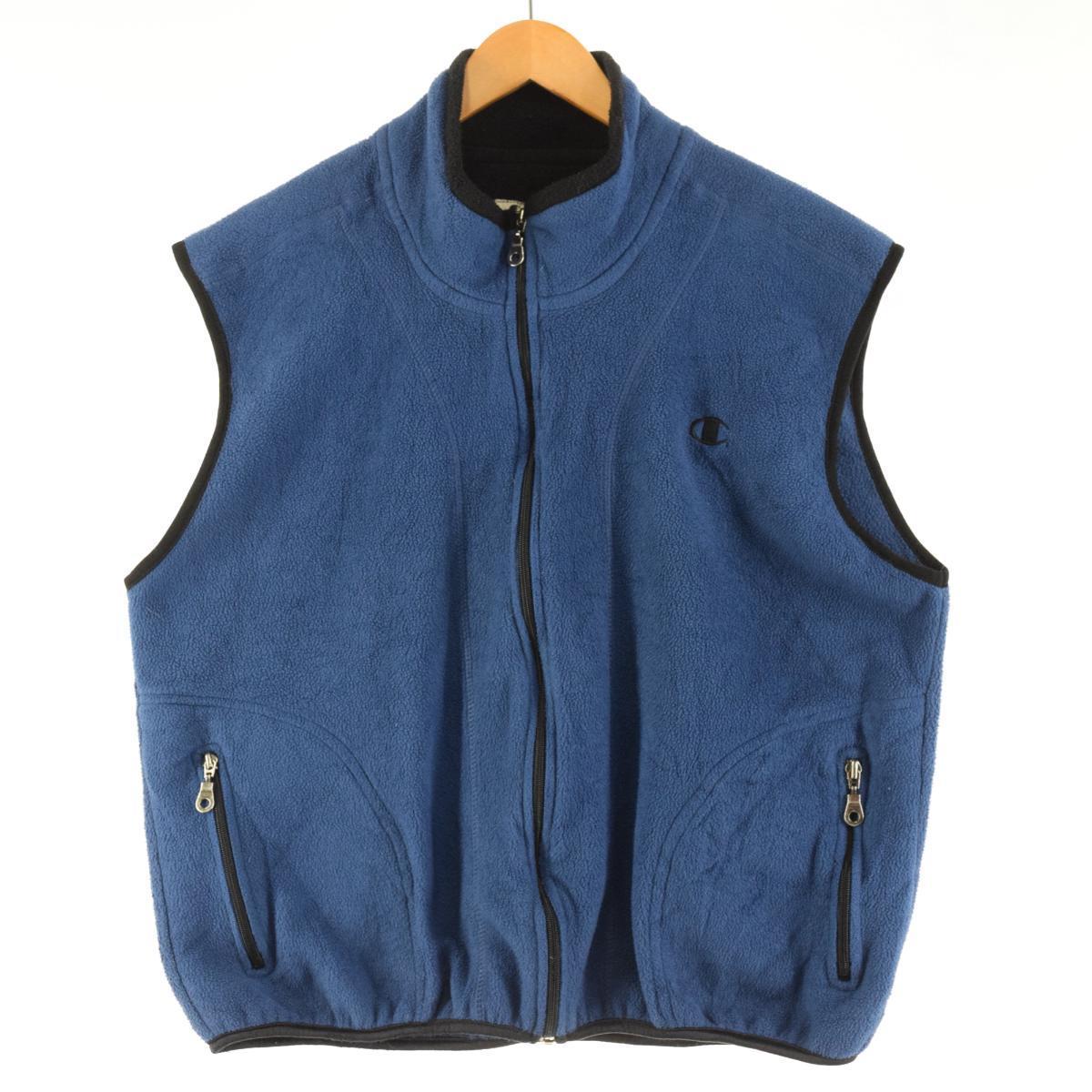チャンピオン Champion フリースベスト メンズm Eaa0098 0227 フリースベスト 古着屋jam ジャム