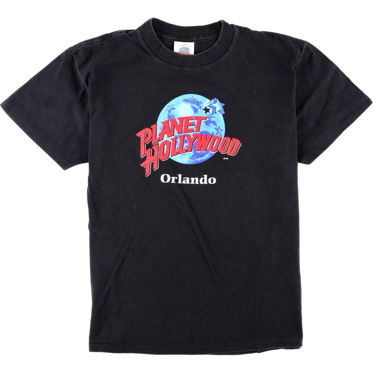 プラネットハリウッド PLANET HOLLYWOOD ORLANDO アドバタイジングTシャツ メンズL /eaa010613 【中古】 【200302】【SS2009】【JS2010】【SS2012】【KF2012】【SS2101】【CS2101】