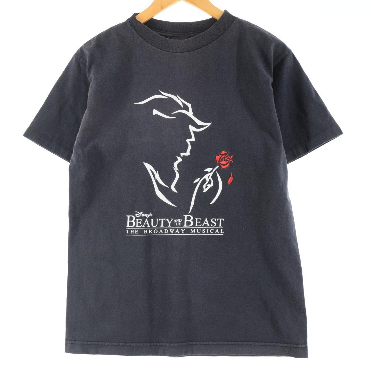 Disney S Beauty And The Beast The Broadway Musical 美女と野獣 ミュージカル プリントtシャツ レディースl Eaa 0229 その他tシャツ 古着屋jam ジャム