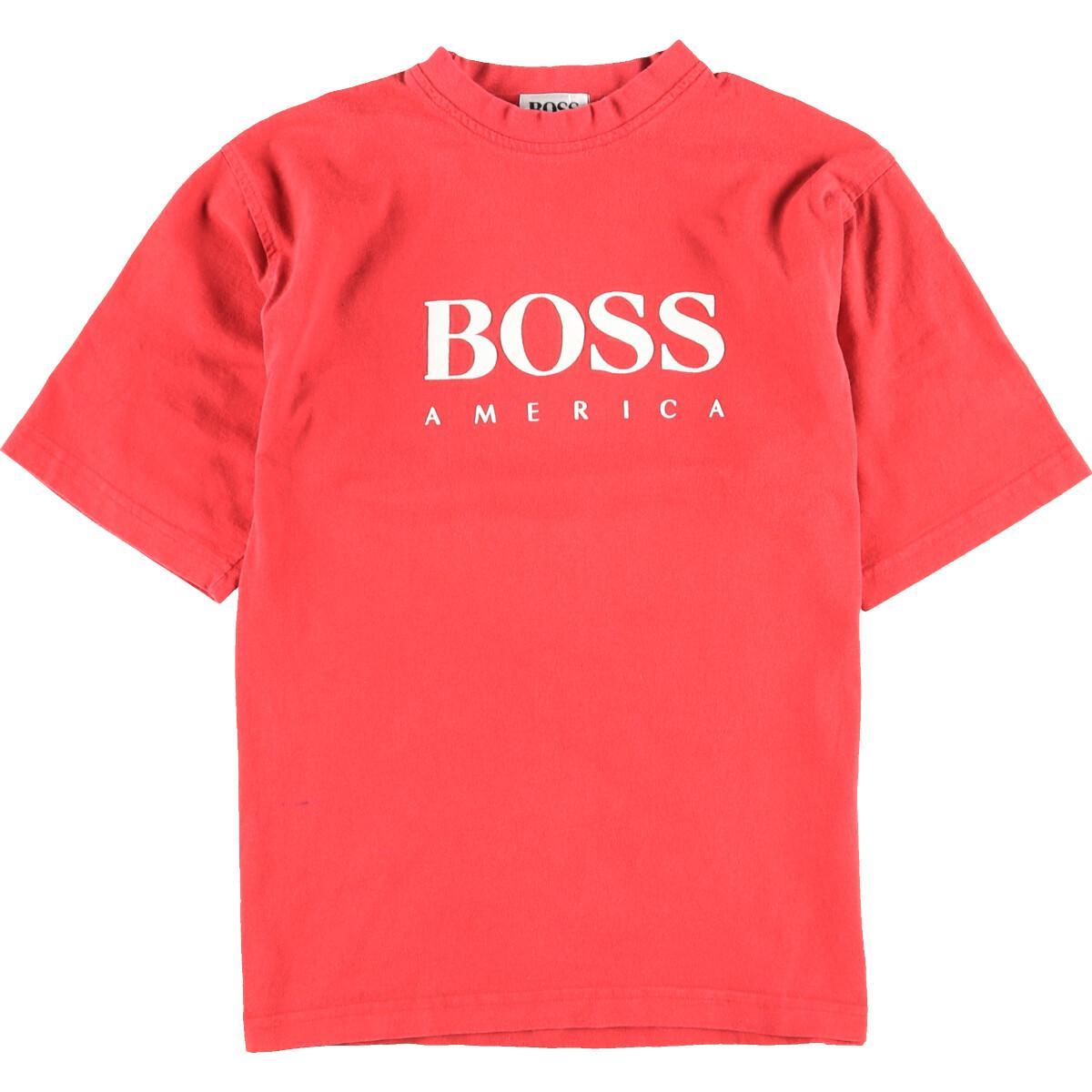 90年代 BOSS AMERICA ロゴTシャツ USA製 レディースL ヴィンテージ グラフィックTシャツ /eaa012275 【中古】 【200301】【JS2010】【SS2106】のサムネイル
