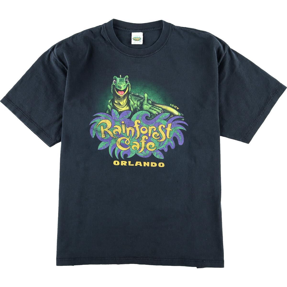 レインフォレストカフェ RAINFOREST CAFE ORLANDO アドバタイジングTシャツ USA製 メンズXXL /eaa011654 【中古】 【200307】のサムネイル